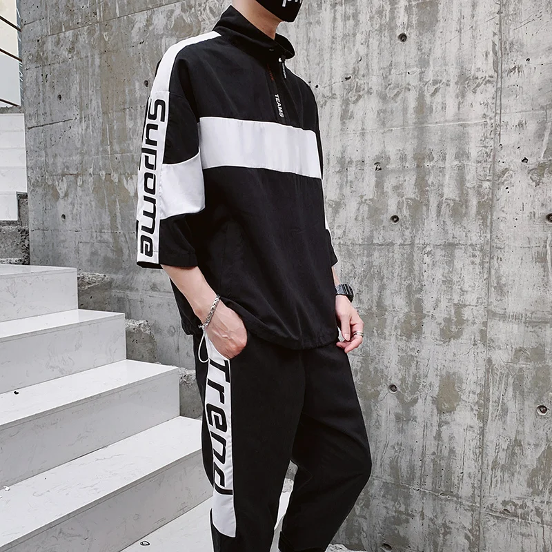 VOGUELEO 2019 новый стиль модный спортивный костюм полиэстер CasualThree Quarter Толстовка на