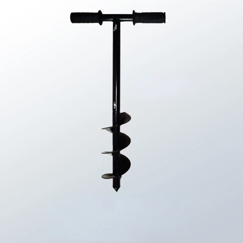 Ручной садовый земляной шнек для рыхления саженцев, рытья почвы, посадки ям, инструмент для ручного бурения отверстий под столбы.