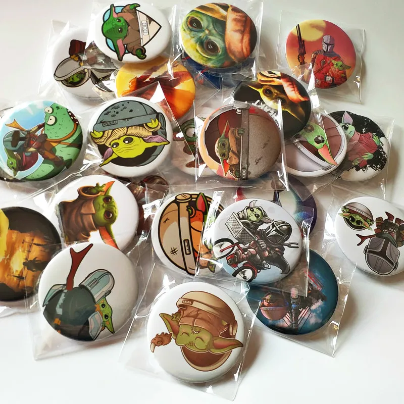 Брошь йода из фильма Звездные войны Детская милый эмалированный рюкзак с