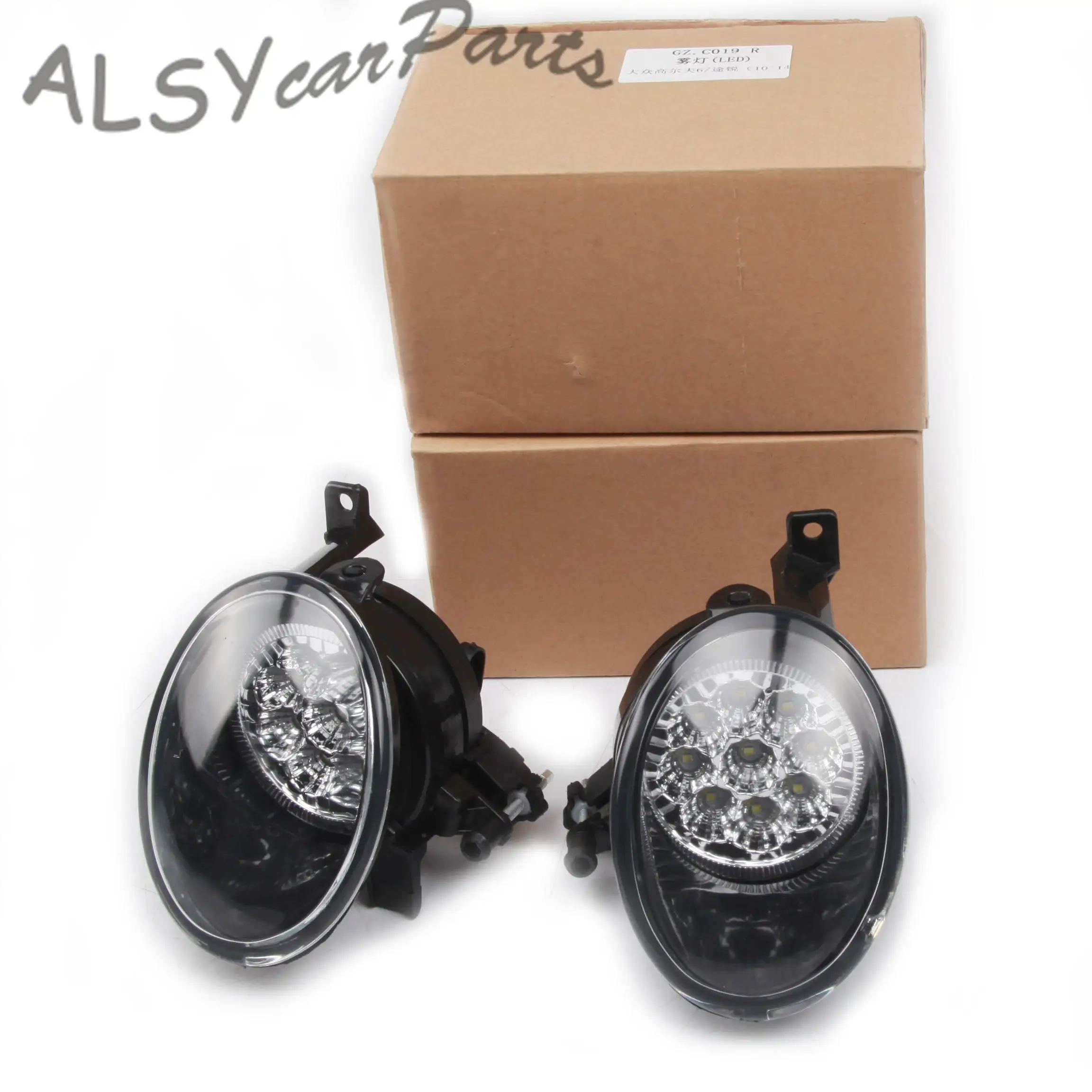 

LED Fog Light Fog Lamp Assembly For VW Golf Jetta MK6 Golf Plus Tiguan Beetle Eos 5K0 941 699 5K0 941 700 ABS Housing PC Lens