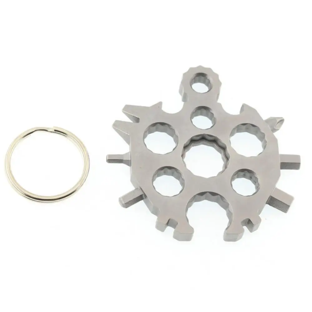 

20 в 1 многофункциональная отвертка из нержавеющей стали в форме снега с плоской крестовой головкой шестигранный ключ гаечный ключ для рюкза...