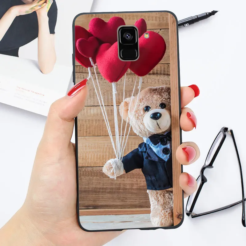X6 Для samsung Galaxy A5 A6 A7 A8 плюс для задней панели телефона для samsung A6 A8 плюс чехол бампер - Цвет: X6