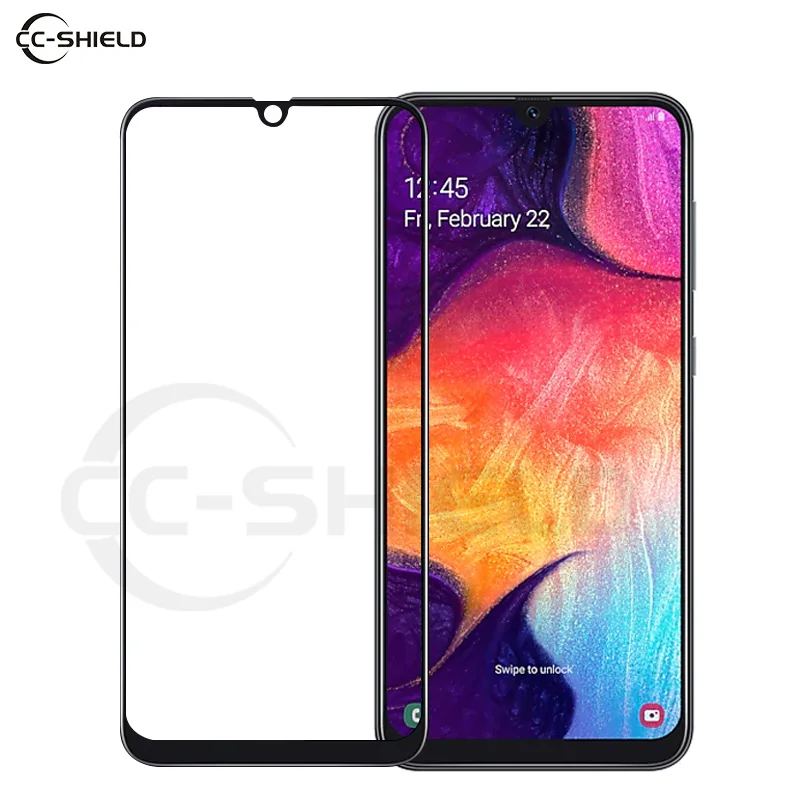 Полное покрытие стекла для samsung Galaxy A50 A30 A40 A10 A20 2019 Защитная пленка экрана A 50 30 10 20