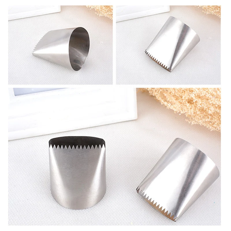 Очень большой Нержавеющая сталь насадка глазури трубопроводов сопла крем торт