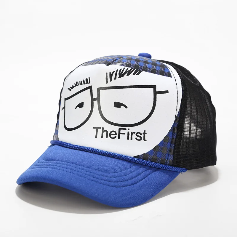 Кепка бейсболка летняя для девочек детская повседневная с мультяшным рисунком