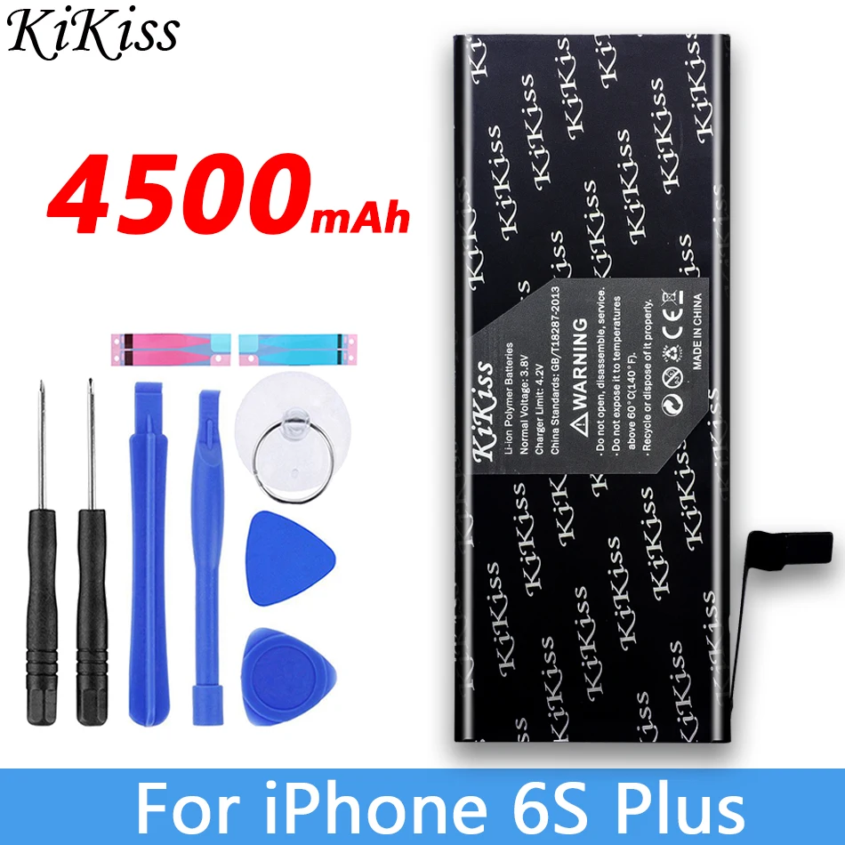 Бесплатный инструмент KiKiss батарея для iPhone 6/6 Plus/6 S/6 S Plus мобильный телефон замена Batery для Apple iPhone 6/6 plus/6 S/6splus - Цвет: For iPhone 6S Plus
