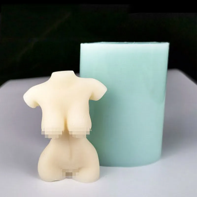 Силиконовая форма 3D для женщин и мужчин штукатурка в виде человеческого тела