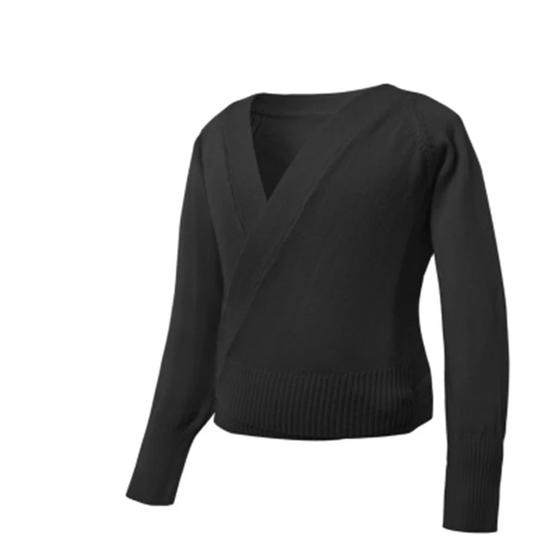 Для балета для девочек гимнастическое трико свитер высокого качества с длинными