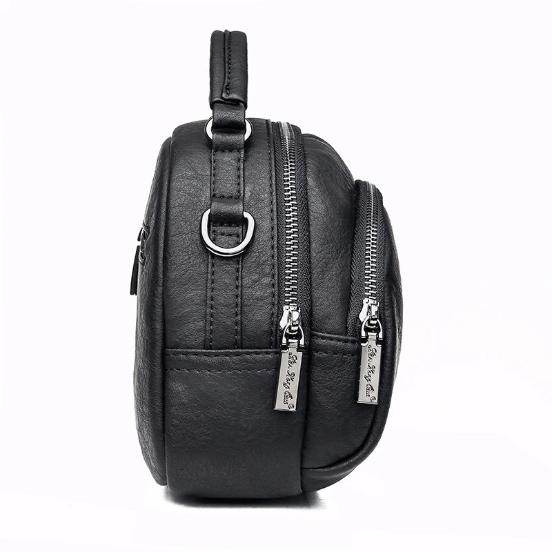 2019 mini crossbody bags for women soft leather shoulder bag sac a main solid women messenger bag vintage flap bags for girls free global shipping