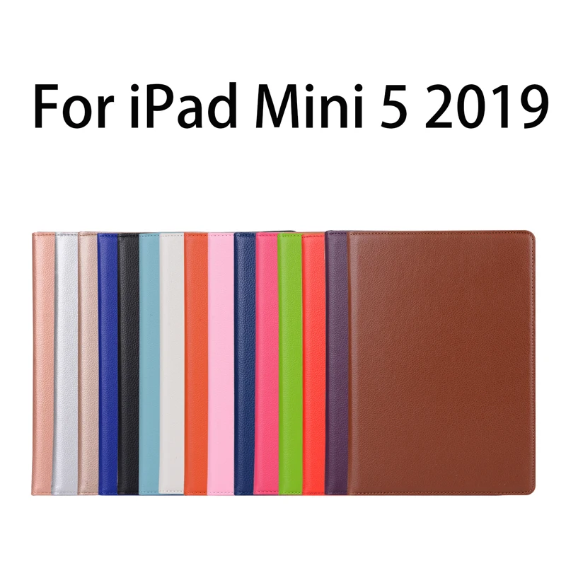 Чехол HOLAZING с поворотом на 360 градусов для iPad Mini 5 из искусственной кожи