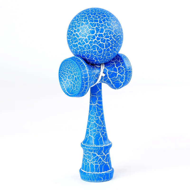 blue Обычный профессиональный шар Kendama, деревянные игрушки для улицы, умелый шар для жонглирования, игрушка для снятия стресса, Игрушки для раннего образования для детей - Цвет: blue