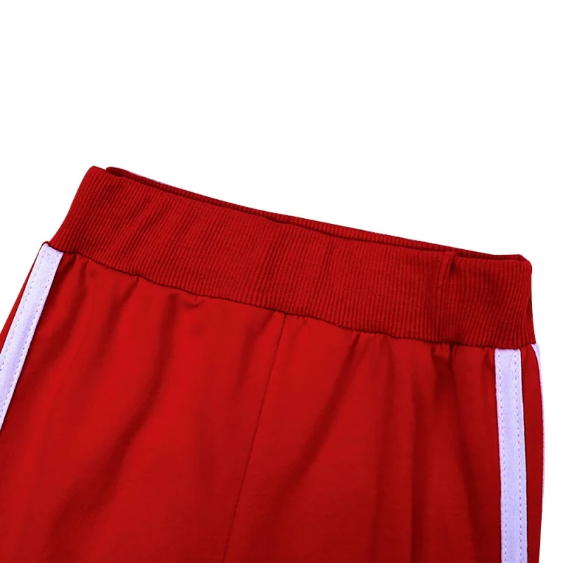 Autumn Baby Boy Girl Long Sleeve Stripe Print Sweatshirt Coat+Pants Costume Set | Детская одежда и обувь