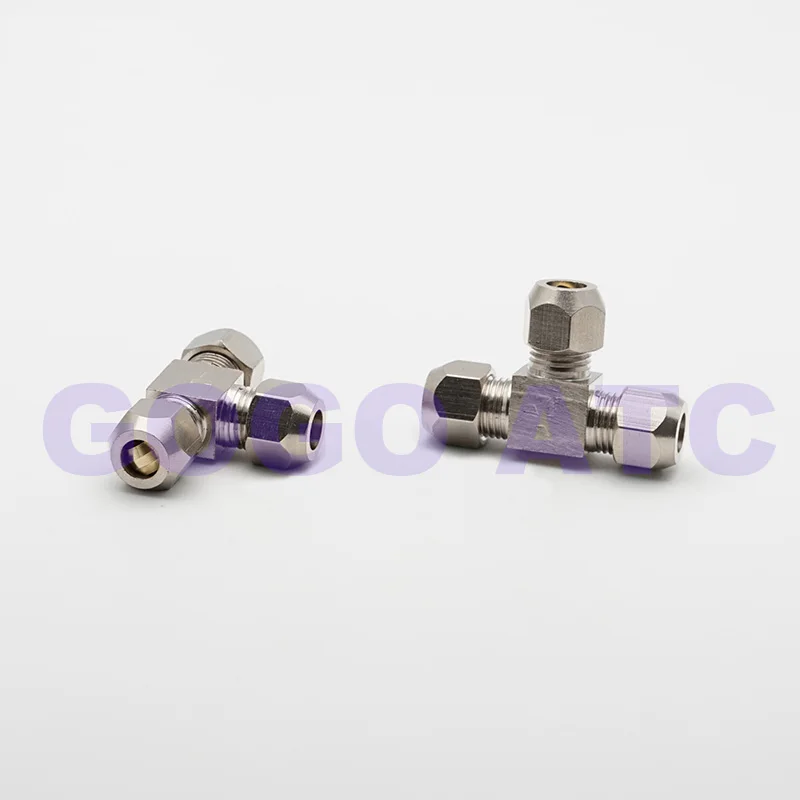 25Bar 3 way T Type Air Connector Copper 4/6/8/10/12/14/16mm Ferrule Sleeve Joint Hard Pipe Regular Tee | Обустройство дома