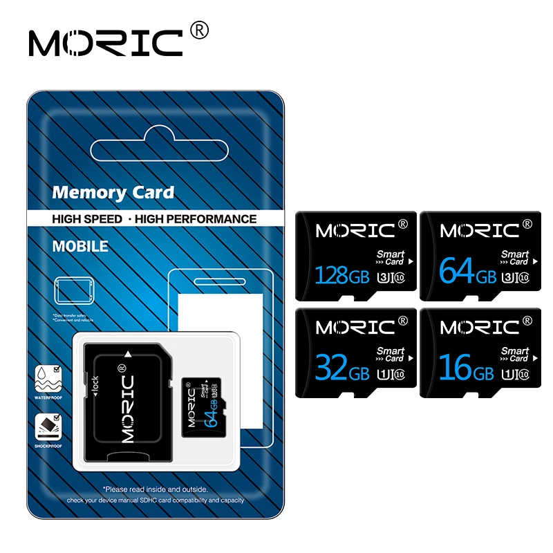 

Original Moric Micro SD Card 4GB 8GB 16GB 32GB 64GB 128GB 256GB SD/TF Flash class10 for SmartPhone/Tablet/PC