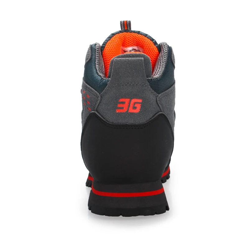 Мужские водонепроницаемые теплые Нескользящие походные ботинки из натуральной