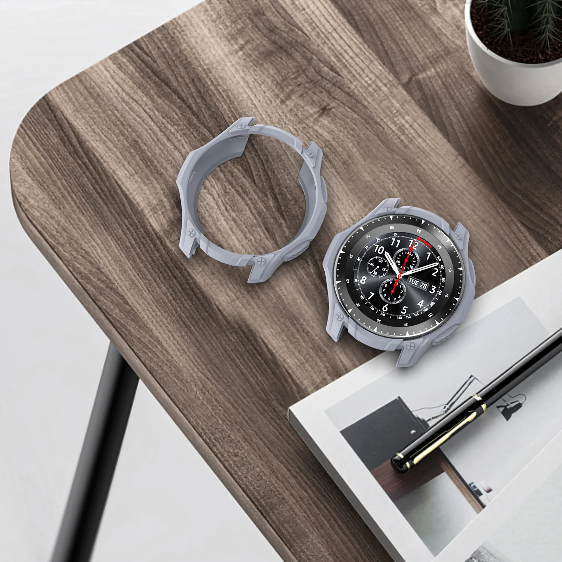 Защитный чехол для Samsung Galaxy Watch 46 мм Band S3 Classic/ Frontier | Электроника