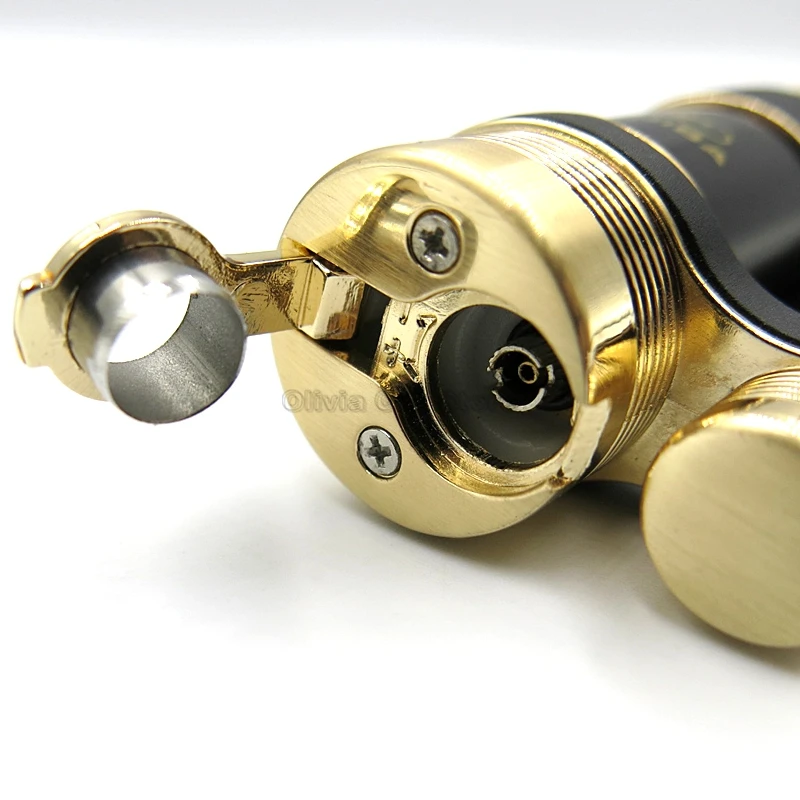 Сигаретная Зажигалка COHIBA с пепельницей набор инструментов для курения табака 3