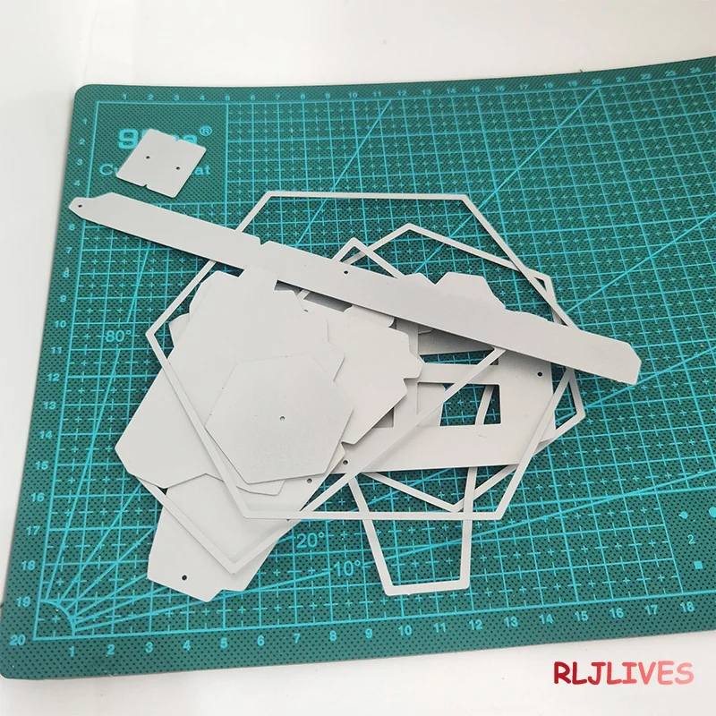 

3D Lantern Metal Cutting Dies DIY Scrapbooking Card Stencil Paper Craft Handmade Album Handbook Decoration