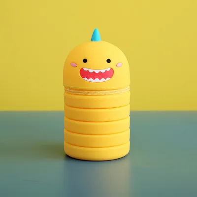 

Penalty Pencil Case Silicone Student Supplies Retractable Zipper Stationery Box School Office Pencil Box Classmate Gift New 2020