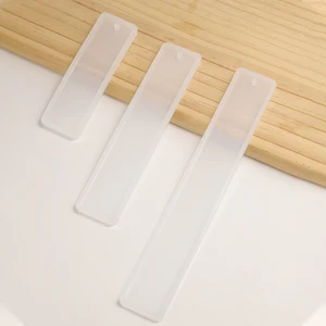 Форма для закладки из прямоугольная Закладка смолы, 3 шт., силиконовая форма, УФ-отверждаемая эпоксидная смола формы для литья, аксессуары для ювелирных изделий