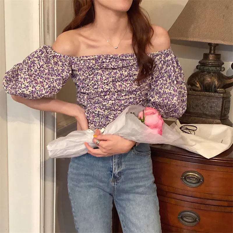 Женская винтажная плиссированная рубашка Alien Kitty универсальная с открытыми