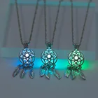 Креативное ожерелье Ловец снов полый светящийся кулон модный Универсальный женский Шарм ювелирные изделия оптом
