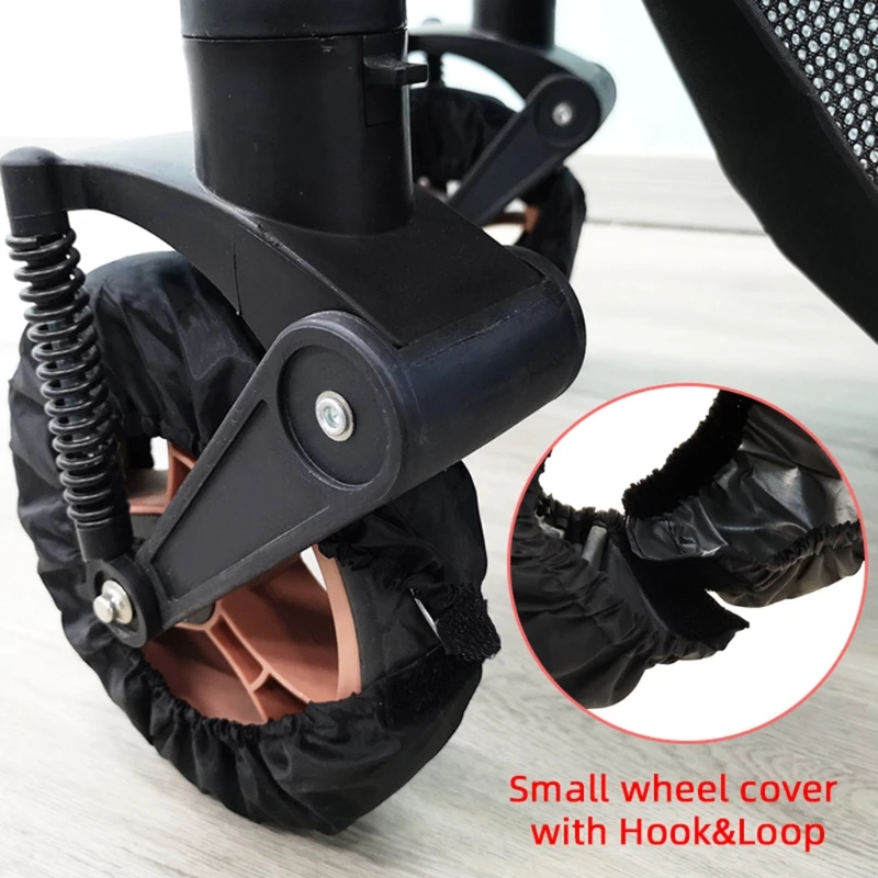 

Baby Stroller Wheel Cover Dustproof Wheelchair Tire Protector Infant Pushchair Pram Wheel Anti-Dirty Oxford Cloth Accessories