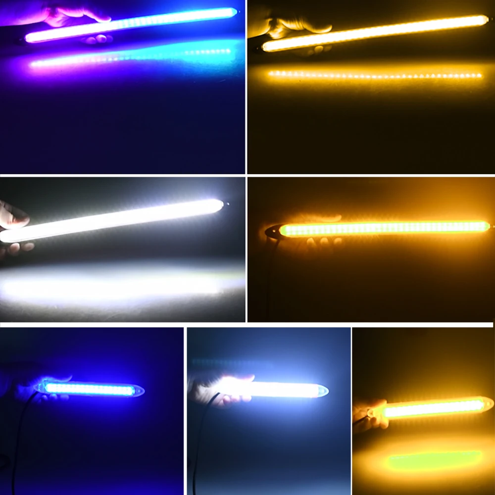 

12v Car LED Daytime Running Light Soft Tube LED Strip Turn Signal Lamp for Chevrolet Avalanche Silverado Tahoe Suburban 1500 25