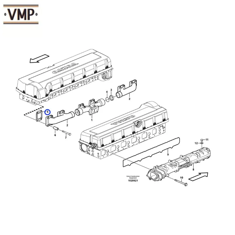 21352841 oem прокладка для D16C D16E D16G FH16 грузовики и A MG TAD1641GE морские