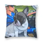 Наволочки с рисунком французского бульдога Joy Ride в скандинавском стиле, украшение для спальни, подушка для кресла лучшего друга