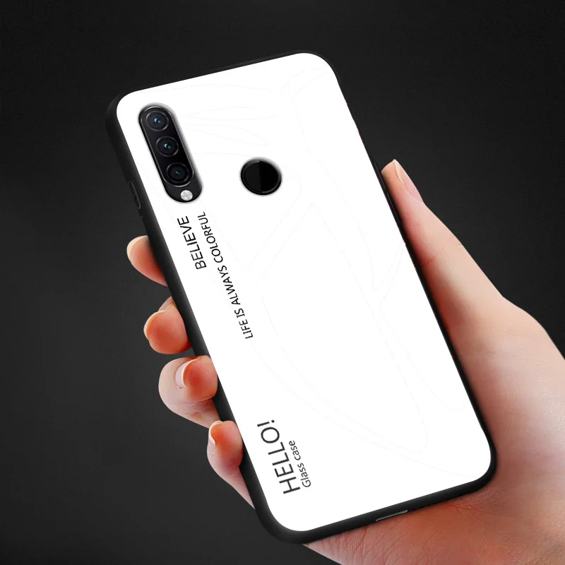 Чехол для телефона lenovo Z6 Lite роскошный градиентный закаленное стекло мягкий
