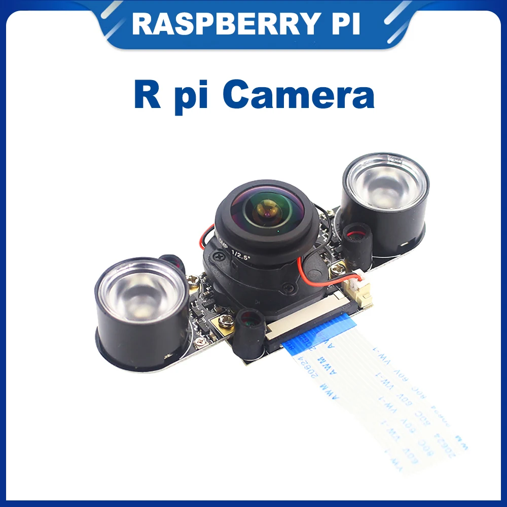 

Raspberry Pi 3B/3B +/4 камера 5 Мп, с функцией ночного видения