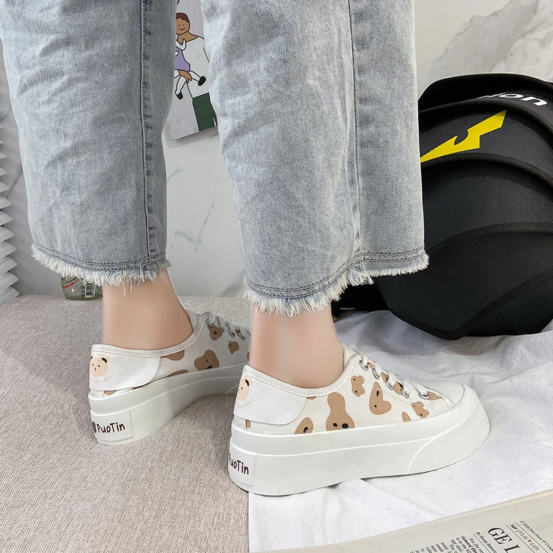 

Shoes Woman Comfortable And Elegant Espadrilles Platform Round Toe Modis All-Match Casual Female Sneakers Creepers Soft 2021 Cro