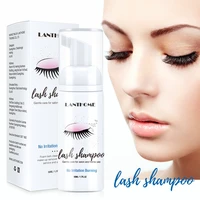 1pcs eyelash extension brush lash shampoo kit eye lash cleaning foam pump no stimulation clean lash shampoo extension glue