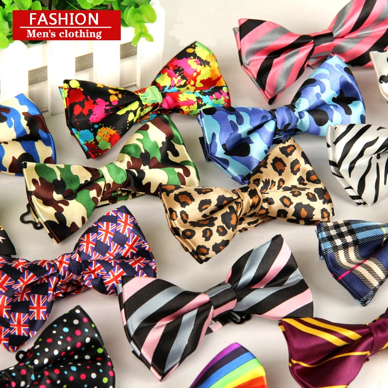 Роскошные мужские регулируемый галстук-бабочка студенты Формальные бабочки с