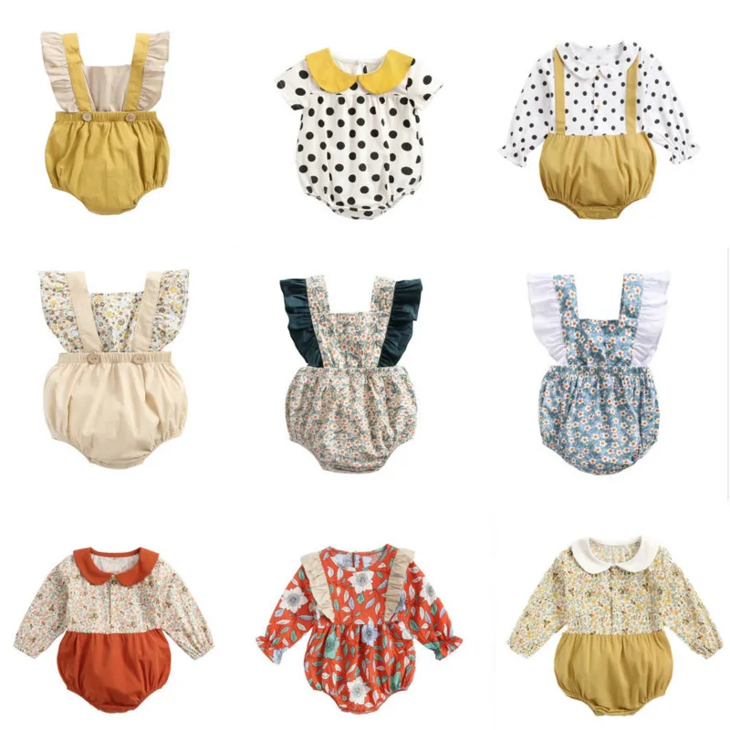 Новинка 2020 весенне летняя одежда для маленьких девочек комбинезоны с длинным