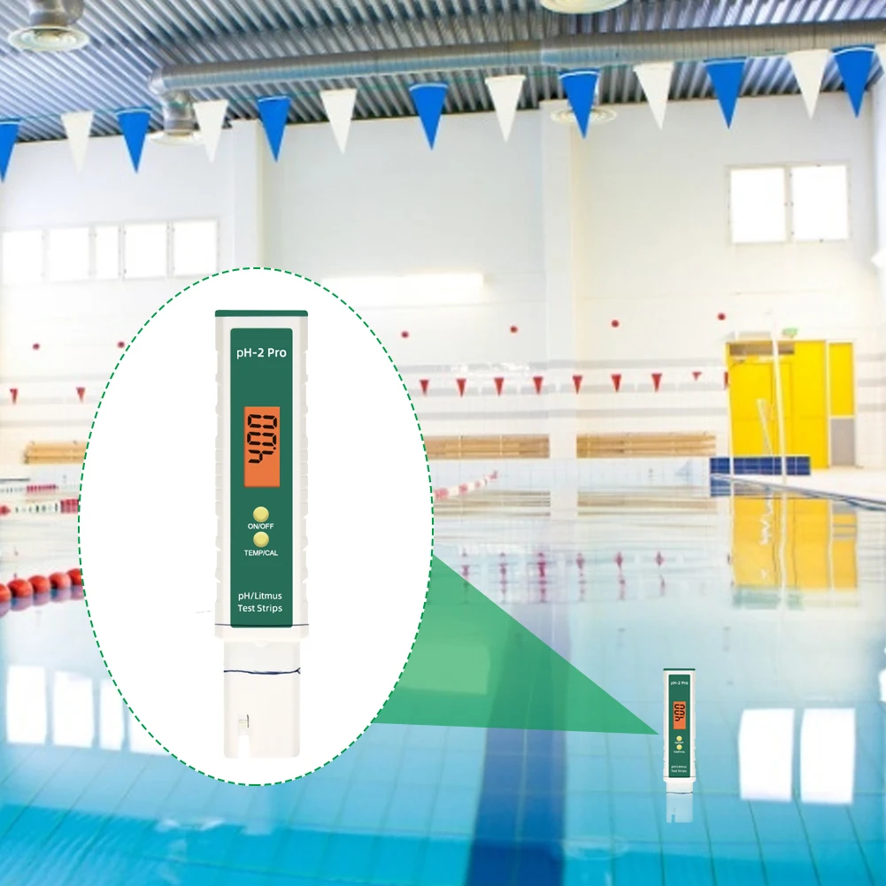 

PH Meter 0.01 PH High Precision Water Quality Tester with 0-14 PH Measurement Range, Suitable for Aquarium, Swimming Pool