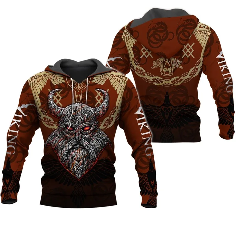 

PLstar Cosmos Viking Warrior Tattoo 3D Printed Shirts casual 3D Print Hoodies/Sweatshirt/Zipper Man Women satan Tattoo-44