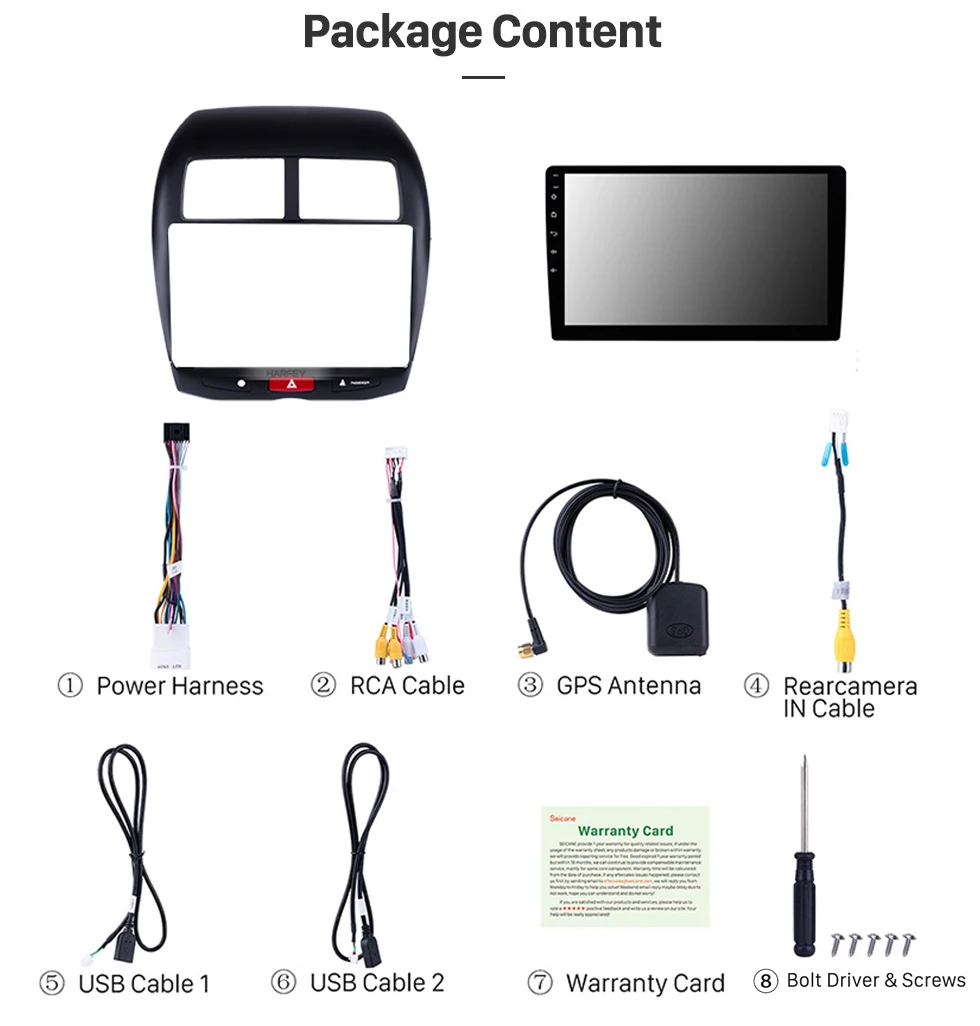 Автомобильный мультимедийный плеер Harfey мультимедийная стерео-система на Android 10 0