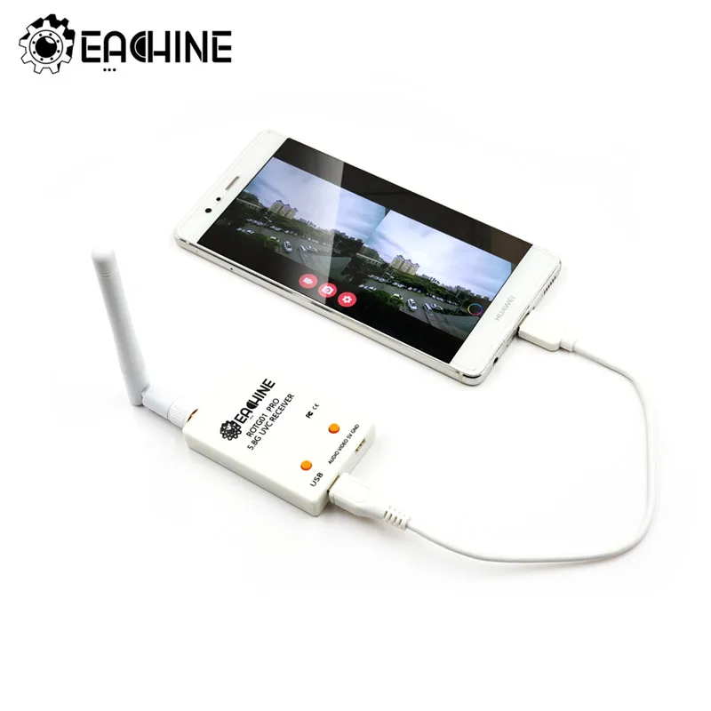 Eachine ROTG01 Pro UVC OTG 5 8G 150CH полный канальный FPV приемник с аудио для Android смартфона