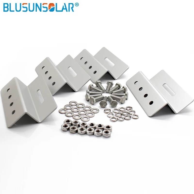 2 комплекта z-монтажа 100% алюминиевые панели солнечных батарей Монтажный