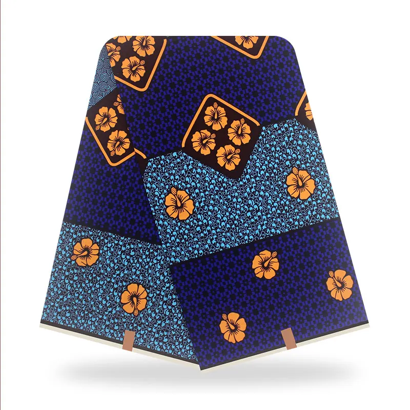 

New 100% Cotton Original Real Wax Ankara Fabric 2020 African Print Fabric For Wedding Dress Tissue Fabric Y1116-3
