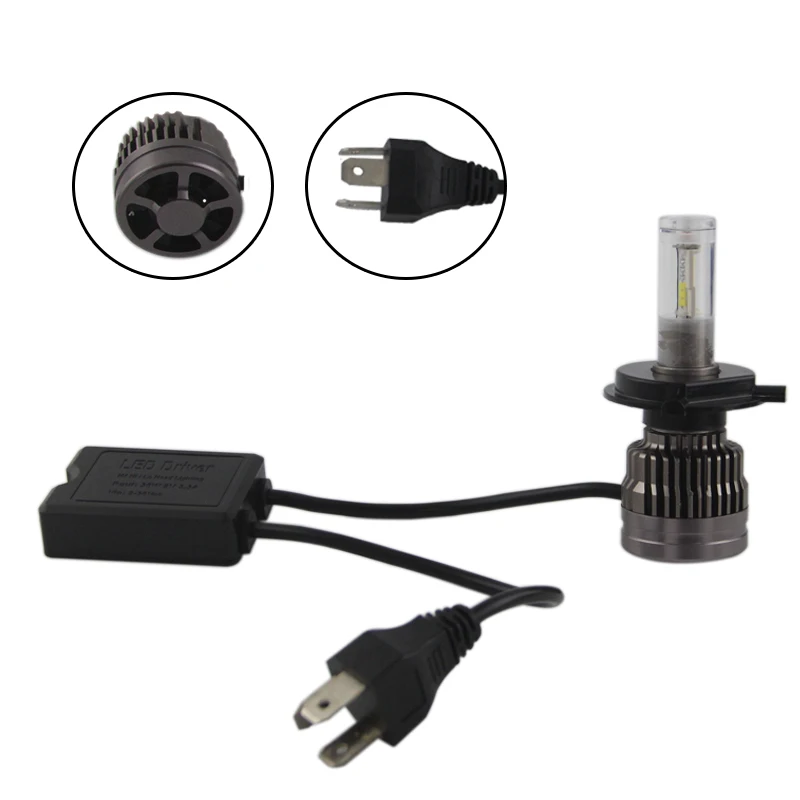 SHUOKE светодиодный 9005 9006 9012 H1 H4 H7 H8 H9 H11 фары 12V 30W 2200LM 6000K белый 50000H продолжительность