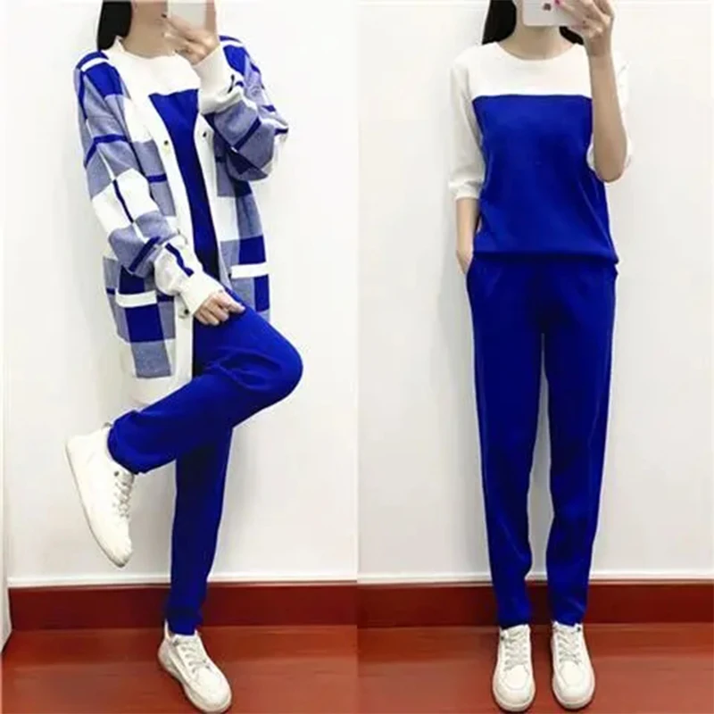 Трикотажный спортивный костюм Sister Fara из трех предметов кофта с коротким рукавом