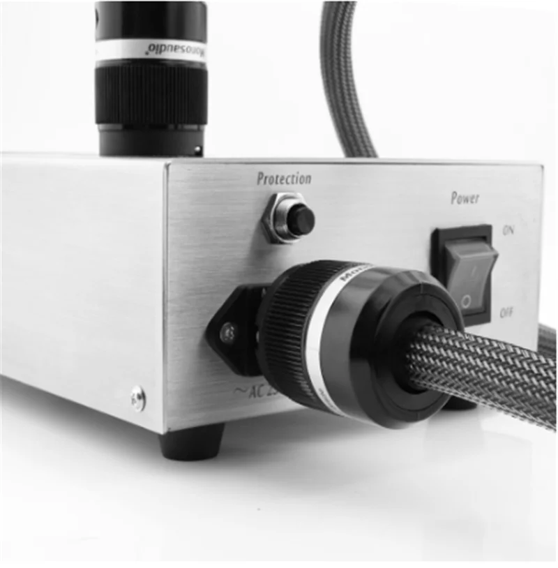 

Monosaudio E800 HiFi Power Filter Plant Schuko Socket 8Ways AC Power Conditioner Audiophile Power Purifier with EU Outlets Power