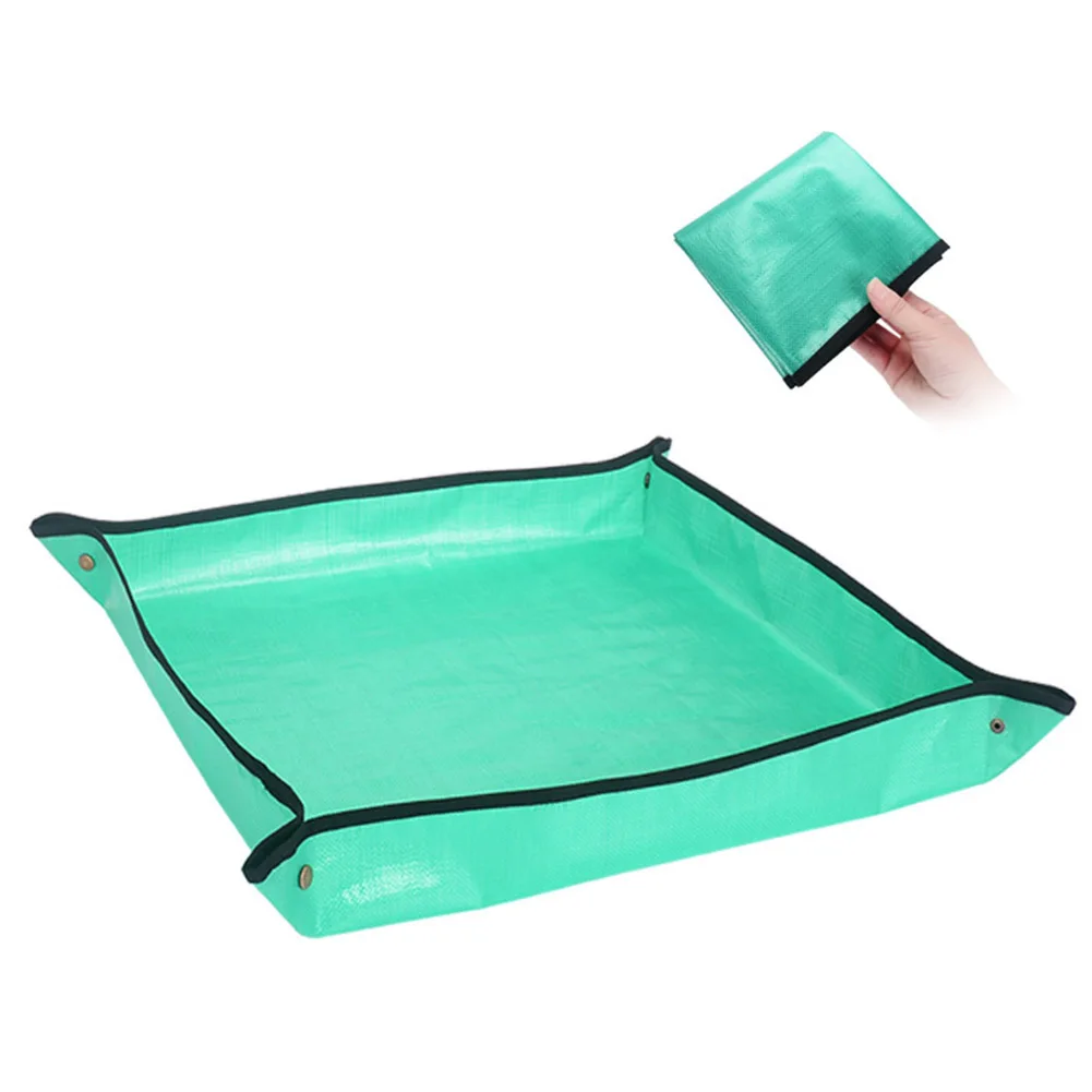 

PE Gardening Mat Garden Plant Mat Operation Pad Green Plant Balcony Home Garden Reusable Planting Waterproof Flower Mat