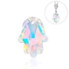 12 шт.лот 14x18 мм хрустальные подвески ручная подвеска хрустальные бусины в форме ладони драгоценные камни стразы Необычные камни для изготовления ювелирных изделий серьги сделай сам