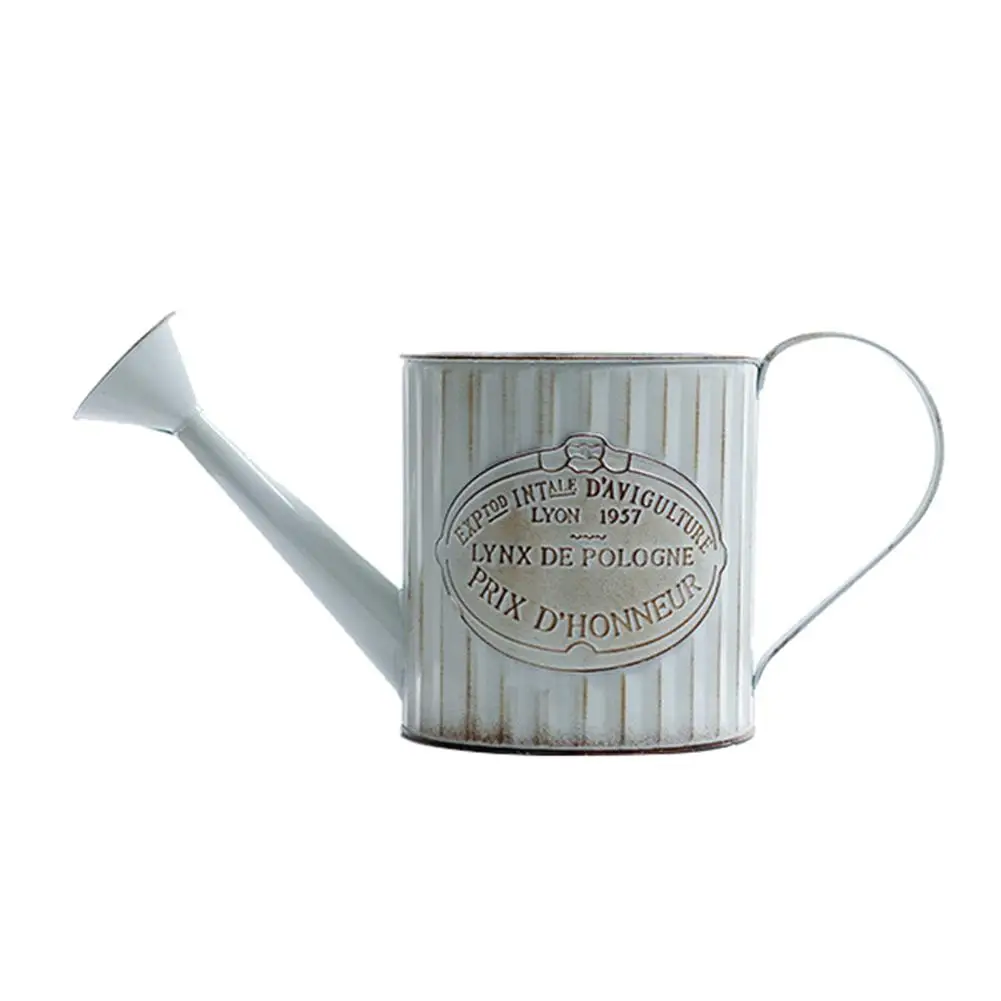 

Retro Flower Vase Container Flower Arrangement Garden Iron Pot Flower Shop Decoration For Home Office Desktop