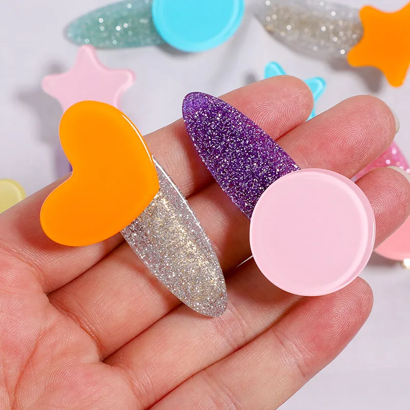 Комплект из 3 предметов заколка для волос комплект блестящая шпилька акриловые