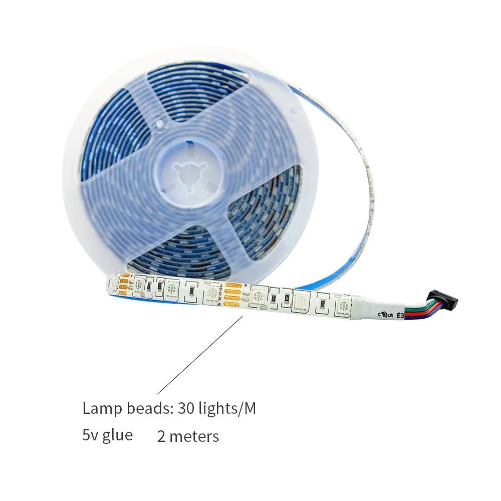 Светодиодная лента с водонепроницаемой регулируемой яркостью изменяющая цвет